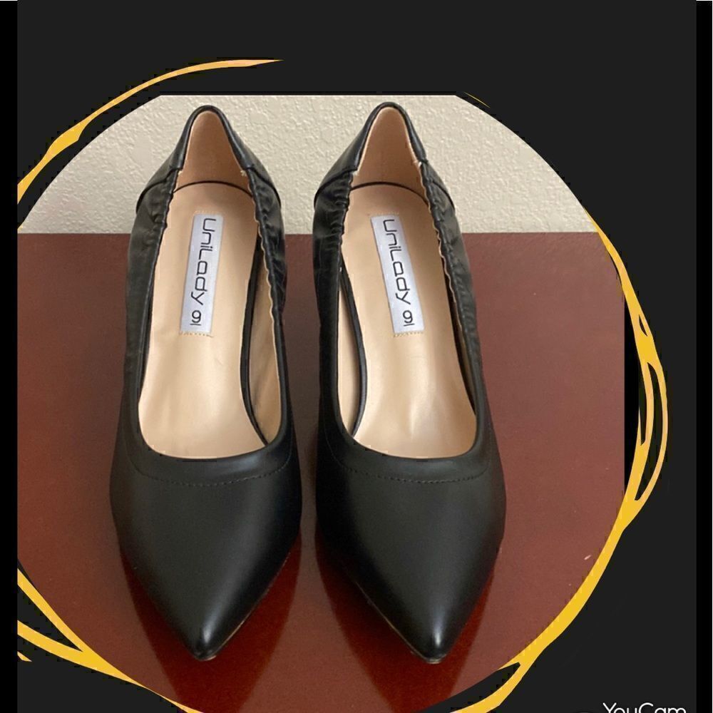 👠👠UNILADY BLACK HIGH HEELS  
